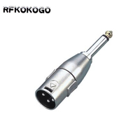 XLR 3 broches mâle femelle vers 6.35MM mâle femelle Mono stéréo prise adaptateur convertisseur connecteur