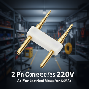 Connettore a 2 pin monocromatico 220V AC per applicazioni di cablaggio elettrico - Product Image 3