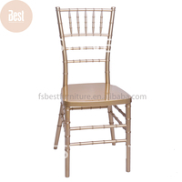Chaise Chiavari en bois massif avec coussin rembourré, style rétro, pour extérieur, mariage, hôtel, banquet, portable, empilable, durable, en chêne, usage commercial