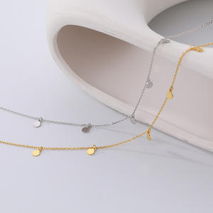 फैशन गहने 925 स्टर्लिंग चांदी की हॉट सेलिंग गोल्ड प्लेटेड नेकलेस गहने - Product Image 4