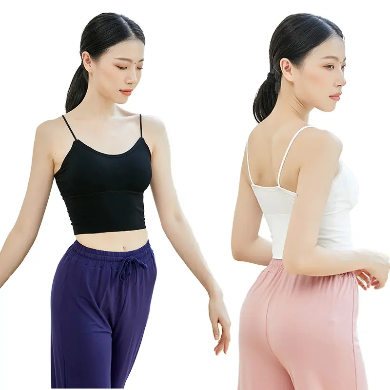 Modern Ballet Dance Practice Clothing Tops Women Bottoming Camisole Vest Outerwear Bra Chinese Ethnic Classical Dance Clothing