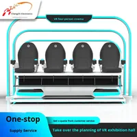 Console de jeu VR tout-en-un 9D, équipement de réalité virtuelle somatosensorielle, expérience de simulation double, métal, grand format intérieur