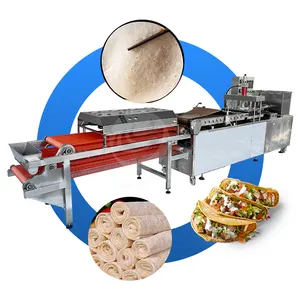 Máquina de fazer tortilhas de lavagem de farinha mexicana ORME Máquina de fazer Roti totalmente automática Padaria