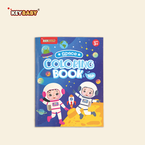 KEYBABY Livre de coloriage et de <span class=keywords><strong>dessin</strong></span> personnalisé en gros pour enfants avec des thèmes de l'espace, des dinosaures, des licornes et des sirènes, impression offset - Product Image 2