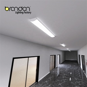 Brandon 20W 40W cho UL CE DLC chứng nhận kiến trúc LED phẳng Ống Batten ánh sáng cho văn phòng cà phê cửa hàng <span class=keywords><strong>Hot</strong></span> Bán nhà - Product Image 2