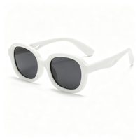 Lunettes de soleil polarisées pour enfants CF-9033 UV400, monture TR90, verres TAC, plaquettes de nez souples en TPE, légères, géométriques, 6 couleurs, garçons filles