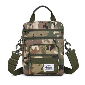 Sac à bandoulière multi-poches pour homme, en nylon imperméable, léger, avec sangle réglable, pour le sport - Product Image 5