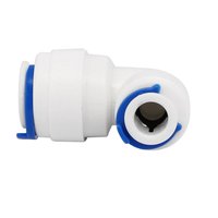 Raccord coudé à connexion rapide pour filtre à eau RO, 1/4 pouce x 3/8 pouce