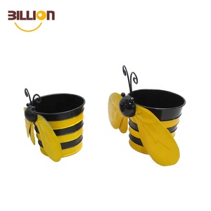 Pote de flor colgante balcón de la planta de jardín de hierro de Metal plantador al por mayor de la decoración del hogar - Product Image 4