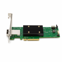 Kartu Adaptor Penyimpanan Server Baru 9500-8E 8 Port Eksternal Tri-Mode SAS SATA NVMe 12Gbps PCIe 4.0 Gen4 Kartu HBA