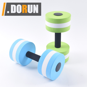 Deportes Ejercicio acuático Mancuernas Aqua Fitness Barbells Ejercicio Barras de mano-Juego de 2 EVA-Espuma Mancuerna Water Aerobics Fitness - Product Image 2