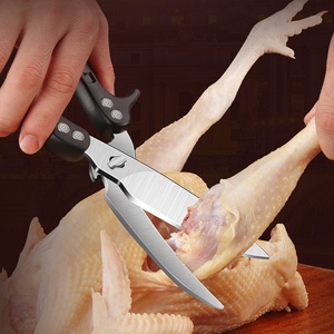 Nouvelles ciseaux à os de poulet multifonctionnels détachables en acier inoxydable robuste 4 pouces, compatibles lave-vaisselle, pour la maison - Product Image 4