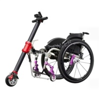 Kit de conversion de fauteuil roulant manuel en vélo électrique avec moteur 350W pour fauteuil roulant, vente en gros