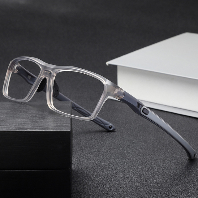 TR90 Eyeglass Frame Ultra Light Sports Men's Glasses Frame Myopia Adjustable Optical Prescription Frame Anti-blue Light Glasses
