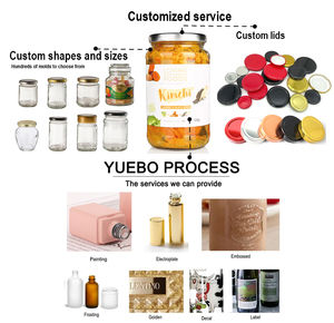 Envases de vidrio, tarros de vidrio con tapa, tarros de vidrio para mermelada, miel, personalizados, de 380 ml, 250 ml, 240 ml, 8 oz, para mermeladas. - Product Image 6