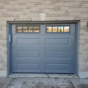 <span class=keywords><strong>Porte</strong></span> de <span class=keywords><strong>garage</strong></span> automatique <span class=keywords><strong>motorisée</strong></span> intelligente de haute qualité 8x7, en acier, design moderne, directement de l'usine en Chine - Product Image 2