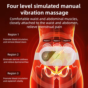 100% sans drogue période immédiate dispositif de soulagement de la douleur période crampe ceinture menstruelle crampes soulagement Massage coussins chauffants - Product Image 3