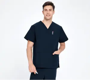 Nurse clothes hand washing clothes operating room brush hand clothes custom isolation gown clinic uniform long and short sleeves
