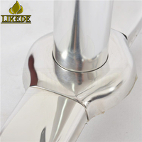 Gran oferta, precio bajo, patas dobles, base de mesa de tubo de acero, marco de mesa de acero inoxidable 304 #