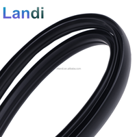 Bande d'étanchéité de voiture en PVC noir, remplacement direct, réduit le bruit du vent, pour 2014-2018 75555-02270 75556-02260