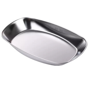 Assiette romaine en acier inoxydable 304 de qualité alimentaire - Assiette de rangement pour la préparation des <span class=keywords><strong>repas</strong></span> - Product Image 2
