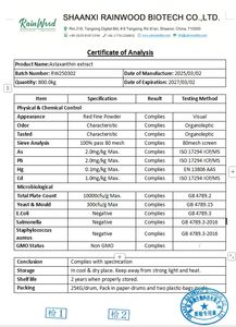 Prezzo all'ingrosso astaxantina in polvere additivo alimentare naturale Haematococcus Pluvialis estratto in polvere 5% 10% astaxantina - Product Image 3