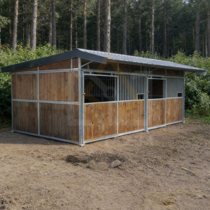 Écuries portables pour chevaux en plein air, panneaux d'écurie, abris pour chevaux, écuries modulaires avec toit pour le bétail - Product Image 1