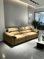 Günstiges Maßgefertigtes Farbiges Kunstleder-Ecksofa-Set Modernes Design Umweltfreundlich Langlebiger Schwamm für Apartments, Schulen, Werkstätten