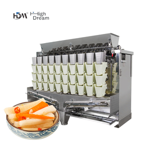 Ngâm Thực Phẩm Sử Dụng Nhỏ Gọn Loại Trọng Lượng Tự Động Mini Multihead Định Lượng Chống Dính Xô HDM Thiết Kế Cho Nhà Máy Nhỏ - Product Image 2