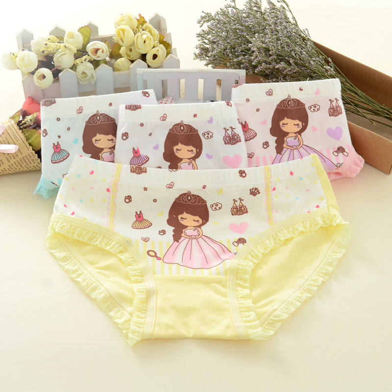 Shop Cute Cartoon Pattern Kids Panties Comfort Style