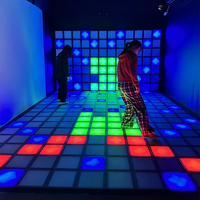 Equipo de Juegos Interactivo para Interiores Comerciales, Máquina de Juegos con Piso LED de Píxeles para Áreas de Juego Infantiles y Parques de Diversiones