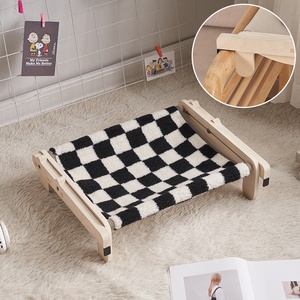 Cama <span class=keywords><strong>para</strong></span> Mascotas de Madera Maciza, Cama <span class=keywords><strong>para</strong></span> Perros y Gatos, Colgante o de Pie, Desmontable, Lavable, <span class=keywords><strong>Hamaca</strong></span> <span class=keywords><strong>para</strong></span> Todas las Estaciones, Estilo Popular en Internet - Product Image 4
