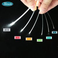 Cable de Fibra Óptica PMMA con Efecto de Cielo Estrellado, Cable de Fibra Óptica Plástica sin Revestimiento con Emisión de Luz en el Extremo, en Bobina, para Automóvil