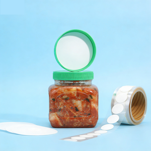 สติกเกอร์วาล์วแบบติดเอง วาล์วระบายอากาศทางเดียวสำหรับบรรจุภัณฑ์กาแฟ วาล์วตรวจสอบความสดพร้อมเยื่อซิลิโคน - Product Image 5