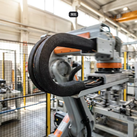 Chaîne porte-câbles robotique PrimePro haute flexibilité, 10 millions de cycles de flexion, gaine PUR, résistante à la torsion, blindage EMC, automatisation