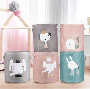 Cesto de Ropa Plegable de Gran Capacidad, de Doble Nivel, de Algodón y Lino, Almacenamiento Portátil para Ropa Sucia y Ropa de Cama - Product Image 4