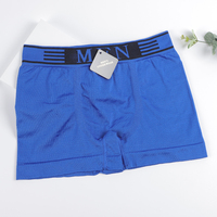 Sans étiquette Homme Basic Boxers Sous-vêtements Couleurs unies 98% Polyester Spandex Hommes Boxer Shorts Prix de gros Fabriqué à Yiwu Sous-vêtements