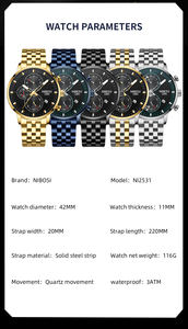 NIBOSI nuovi orologi da <span class=keywords><strong>uomo</strong></span> Top Brand Luxury Sport <span class=keywords><strong>orologio</strong></span> al quarzo per <span class=keywords><strong>uomo</strong></span> impermeabile Auto Date <span class=keywords><strong>oro</strong></span> <span class=keywords><strong>orologio</strong></span> da <span class=keywords><strong>uomo</strong></span> Relogio Masculino 2531 - Product Image 6