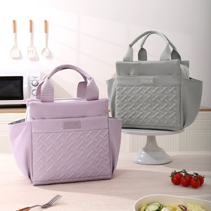 Wholesale Large Capacity Portable Water Resistant Eco-Friendly Polyester Geometric Pattern Quilting Insulated Cooler Bag - Product Image 1