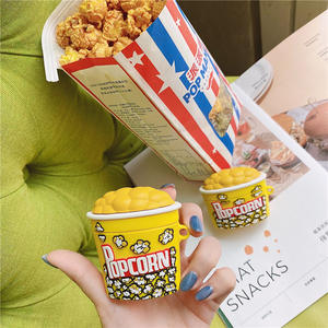 <span class=keywords><strong>Funda</strong></span> de silicona para palomitas de maíz, Compatible con <span class=keywords><strong>Airpods</strong></span> 1 2 <span class=keywords><strong>Pro</strong></span>, <span class=keywords><strong>funda</strong></span> para llavero - Product Image 6