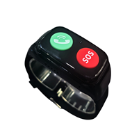 Pulsera Inteligente 4G LTE con Botón SOS Grande para Niños y Adultos Mayores, Llamadas Bidireccionales, Detección de Caídas, Rastreador GPS, Geolocalización