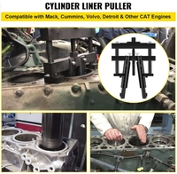 Fourniture d'usine opération facile pieds à ressort robustes Kits d'outils d'extracteur de revêtement de cylindre de moteur 3376015 réglage Flexible