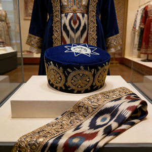 Gorro clásico Yoruba Fila de material suave y duradero, tradicional sombrero africano. - Product Image 6