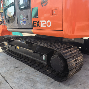 Excavatrice sur chenilles Hitachi EX120-5 d'occasion, 12 tonnes, système hydraulique de haute qualité avec moteur, boîte de vitesses - Product Image 6