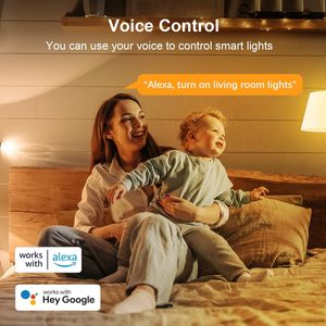 Lampadina Smart Antela E27 7W LED A19 Bianco Caldo/Bianco Freddo, Controllo App Wi-Fi, Montaggio a Soffitto, Lampada in Vetro - Product Image 3