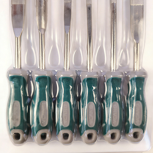 VCANO Hoge Kwaliteit 6-delige DIY Industriële Vijlenset Enkelvoudig Geslepen Natuurlijke Afwerking Handmatige Metaalbewerkingsgereedschappen - Product Image 4