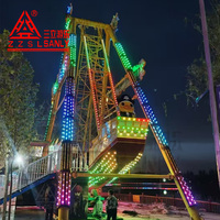 Bateau pirate de grande taille à 24 places, certifié CE, attraction de bateau viking palpitante, manège à bascule personnalisé pour parcs d'attractions