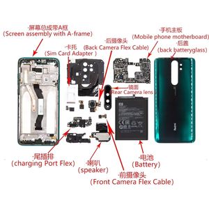 Remplacement en gros de coques arrière de téléphone portable, écrans LCD, cadres, haut-parleurs, ports de charge, câbles flexibles d'<span class=keywords><strong>alimentation</strong></span> et de volume, et tiroirs SIM - Product Image 3