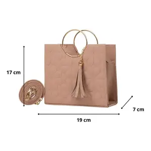 Bolso Bandolera Gabina para Mujer de Fana, con una Sola Correa, Forro de Nailon y PU, Decoración de Cadena, Estilo Femenino, para Uso Diario - Product Image 3