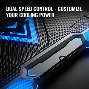 <span class=keywords><strong>Refroidisseur</strong></span> d'ordinateur <span class=keywords><strong>portable</strong></span> Jetion à cinq cœurs refroidi par air avec deux ports USB, hauteur réglable sur 5 niveaux, double contrôle de vitesse pour ordinateurs portables de <span class=keywords><strong>19</strong></span> <span class=keywords><strong>pouces</strong></span> - Product Image 3